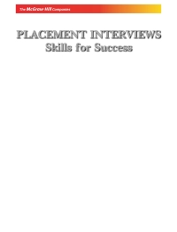 Imagen de portada: Placement Interviews: Skills for Success 9789351340140