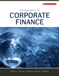 Cover image: Fundamentals Of Corporate Finance (Canadian Edition) 7th edition 9781259272011