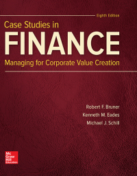 Cover image: Case Studies in Finance 8th edition 9781259277191