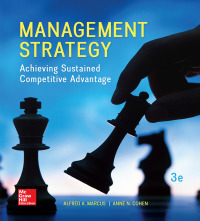 Cover image: Management Strategy: Achieving Sustained Competitive Advantage 3rd edition 9781259345487