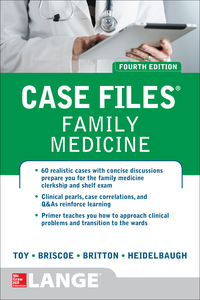 Imagen de portada: Case Files Family Medicine, Fourth Edition 4th edition 9781259587702
