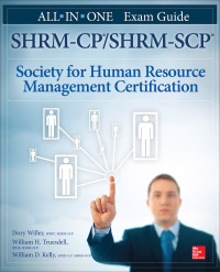 Imagen de portada: SHRM-CP/SHRM-SCP Certification All-in-One Exam Guide 1st edition 9781259583421