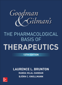 Cover image: Goodman and Gilman's The Pharmacological Basis of Therapeutics 13th edition 9781259584732