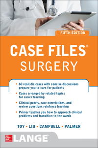 Imagen de portada: Case Files® Surgery, Fifth Edition 5th edition 9781259585227