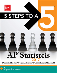 Cover image: 5 Steps to a 5 AP Statistics 2017 7th edition 9781259585340