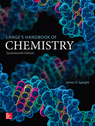 Cover image: Lange's Handbook of Chemistry, Seventeenth Edition 17th edition 9781259586095