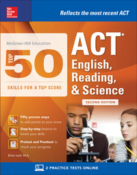 Imagen de portada: McGraw-Hill: Top 50 ACT English, Reading, and Science Skills for a Top Score, Second Edition 2nd edition 9781259586279
