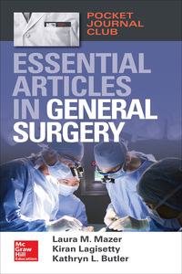 Imagen de portada: Pocket Journal Club: Essential Articles in General Surgery 1st edition 9781259587580