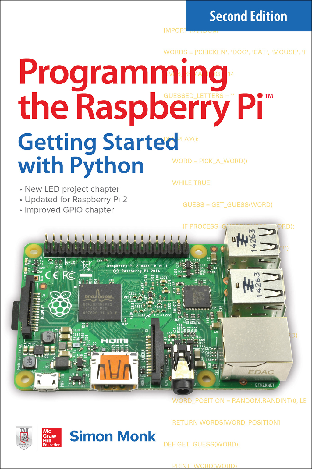 Programming the Raspberry Pi  Second Edition: Getting Started with Python - 2nd Edition (eBook)