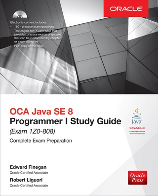Cover image: OCA Java SE 8 Programmer I Study Guide (Exam 1Z0-808) 3rd edition 9781259587511