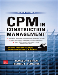 Cover image: CPM in Construction Management, Eighth Edition 8th edition 9781259587276