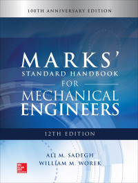 صورة الغلاف: Marks' Standard Handbook for Mechanical Engineers, 12th Edition 12th edition 9781259588501