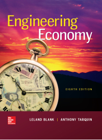 Cover image: Engineering Economy 8th edition 9780073523439