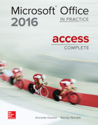 Imagen de portada: Microsoft Office Access 2016 Complete: In Practice 1st edition 9781259762680