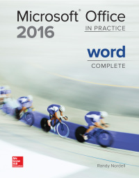 Cover image: Microsoft Office Word 2016 Complete: In Practice 1st edition 9781259762666