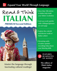 Omslagafbeelding: Read & Think Italian, Premium 2nd Edition 2nd edition 9781259836336