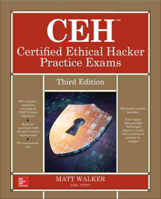 Omslagafbeelding: CEH Certified Ethical Hacker Practice Exams, Third Edition 3rd edition 9781259836602