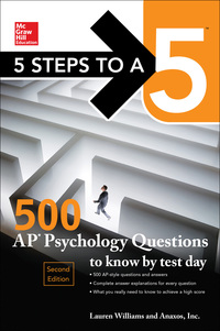 Imagen de portada: 5 Steps to a 5: 500 AP Psychology Questions to Know by Test Day, Second Edition 2nd edition 9781259836732