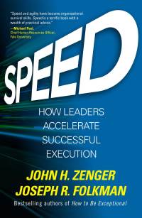 Imagen de portada: Speed: How Leaders Accelerate Successful Execution 1st edition 9781259837388