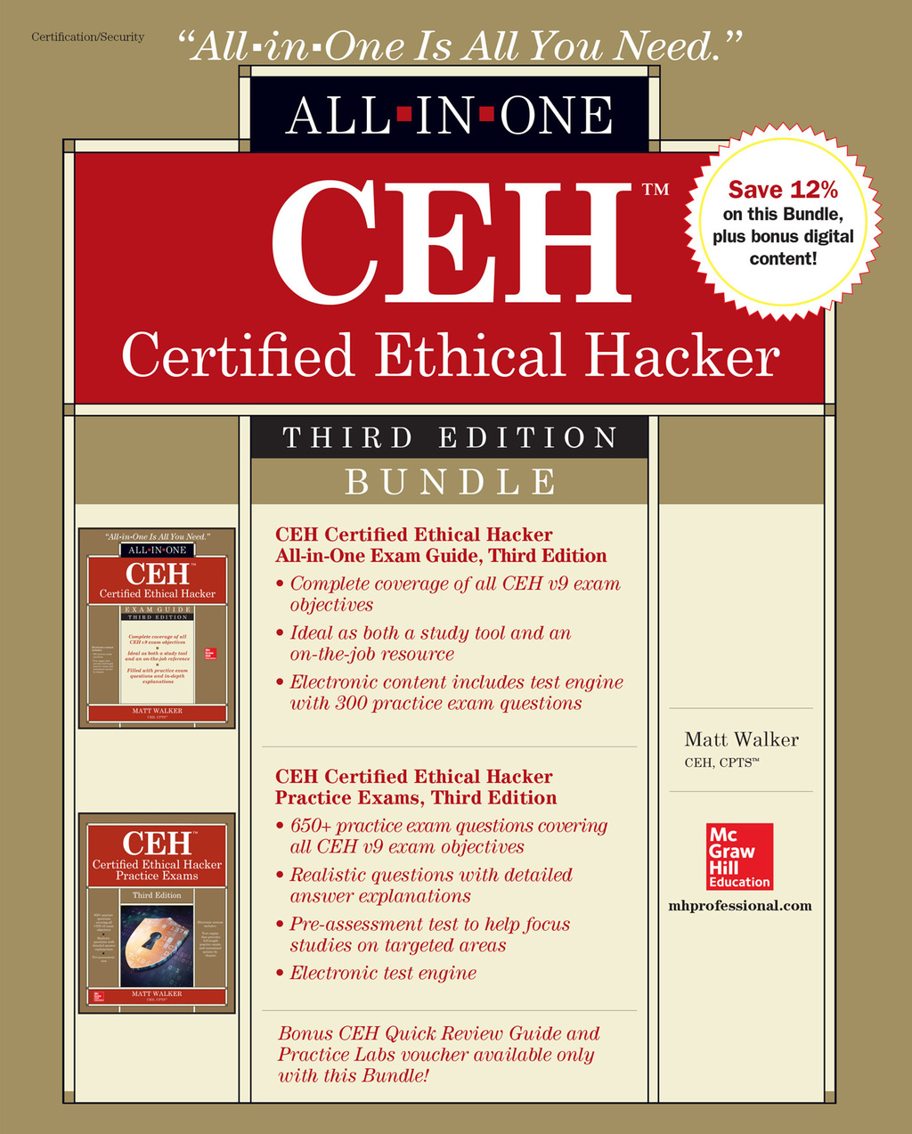 CEH Certified Ethical Hacker Bundle, Third Edition 3rd Edition
