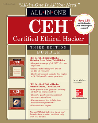 Cover image: CEH Certified Ethical Hacker Bundle, Third Edition 3rd edition 9781259837531