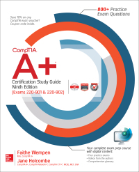 Imagen de portada: CompTIA A+ Certification Study Guide, Ninth Edition (Exams 220-901 & 220-902) 9th edition 9781259859410