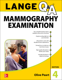 Cover image: LANGE Q&A: Mammography Examination, 4th Edition 4th edition 9781259859434