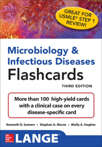 Imagen de portada: Microbiology & Infectious Diseases Flashcards, Third Edition 3rd edition 9781259859823