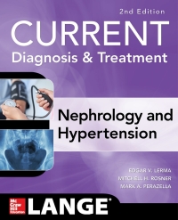 Imagen de portada: CURRENT Diagnosis & Treatment Nephrology & Hypertension, 2nd Edition 2nd edition 9781259861055