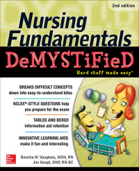 Imagen de portada: Nursing Fundamentals DeMYSTiFieD 2nd edition 9781259862267