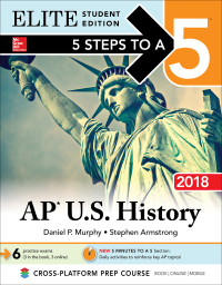 Imagen de portada: 5 Steps to a 5: AP U.S. History 2018, Elite Student Edition 9th edition 9781259862793