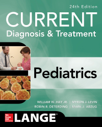 Imagen de portada: CURRENT Diagnosis and Treatment Pediatrics 24th edition 9781259862908