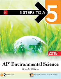 Imagen de portada: 5 Steps to a 5: AP Environmental Science 2018 6th edition 9781259863127