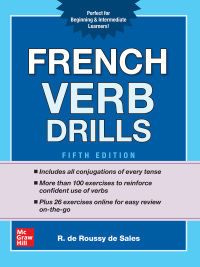 Imagen de portada: French Verb Drills, Fifth Edition 5th edition 9781259863462