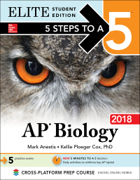Imagen de portada: 5 Steps to a 5: AP Biology 2018 Elite Student Edition 10th edition 9781260009965