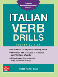 Imagen de portada: Italian Verb Drills, Fourth Edition 4th edition 9781260010640