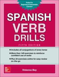 Imagen de portada: Spanish Verb Drills, Fifth Edition 5th edition 9781260010664