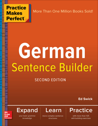 صورة الغلاف: Practice Makes Perfect German Sentence Builder 2nd edition 9781260019124