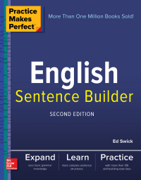 Cover image: Practice Makes Perfect English Sentence Builder, Second Edition 2nd edition 9781260019230