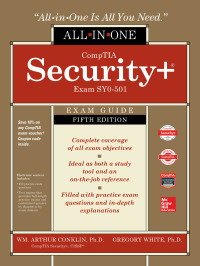 Imagen de portada: CompTIA Security  All-in-One Exam Guide (Exam SY0-501) 5th edition 9781260019322