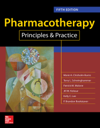 表紙画像: Pharmacotherapy Principles and Practice 5th edition 9781260019445