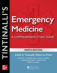 Imagen de portada: Tintinalli's Emergency Medicine: A Comprehensive Study Guide 9th edition 9781260019933