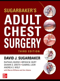 Cover image: Sugarbaker's Adult Chest Surgery, 3rd edition 3rd edition 9781260026931