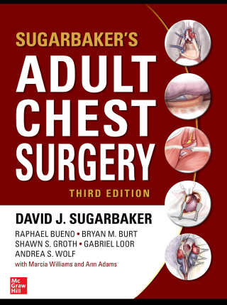 Imagen de portada: Sugarbaker's Adult Chest Surgery 3rd edition 9781260026931