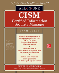 صورة الغلاف: CISM Certified Information Security Manager All-in-One Exam Guide 1st edition 9781260027037