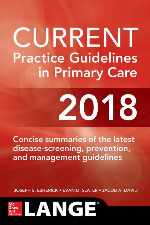 CURRENT Practice Guidelines in Primary Care 2018, 16th Edition - FULL INSTANT DOWNLOAD | PDF DOCX EPUB