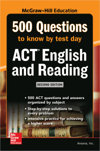 Imagen de portada: 500 ACT English and Reading Questions to Know by Test Day, Second Edition 2nd edition 9781260108323