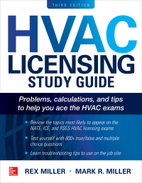 Imagen de portada: HVAC Licensing Study Guide, Third Edition 3rd edition 9781260116007