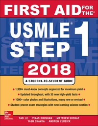 Cover image: First Aid for the USMLE Step 1 2018, 28th Edition 28th edition 9781260116120