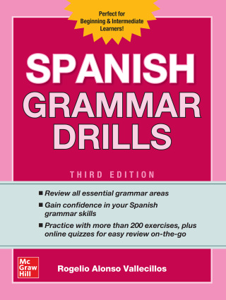 Imagen de portada: Spanish Grammar Drills, Third Edition 3rd edition 9781260116236